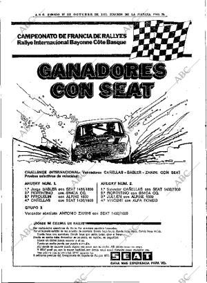 ABC MADRID 27-10-1973 página 70