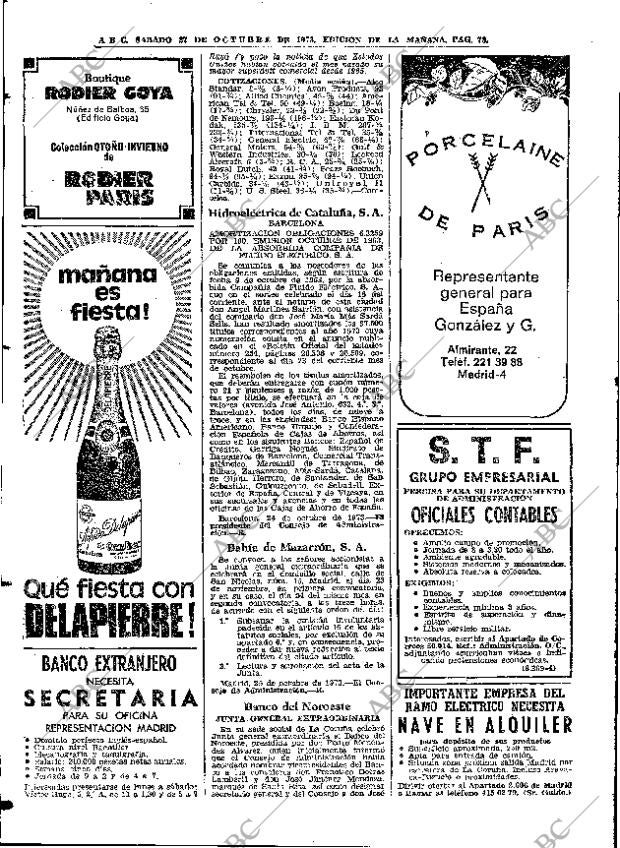 ABC MADRID 27-10-1973 página 76