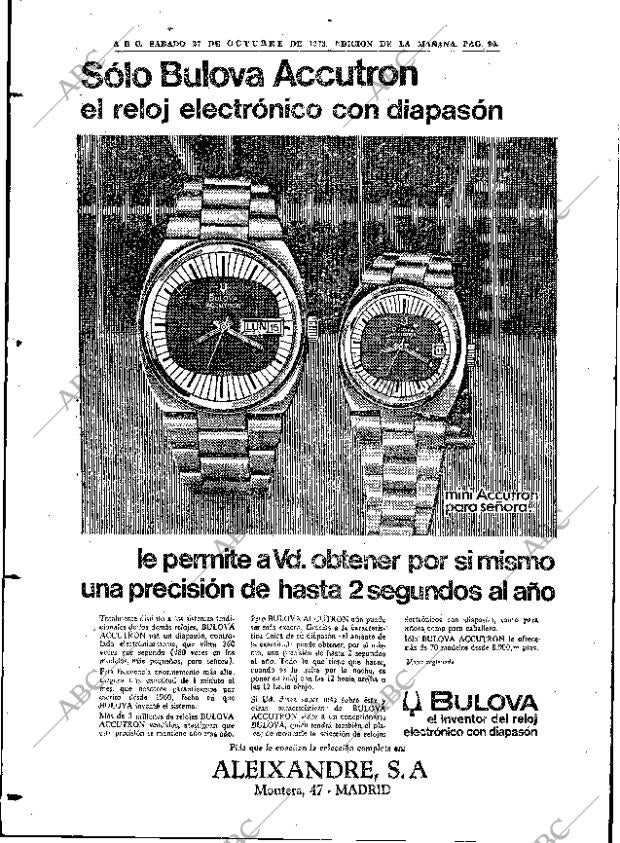 ABC MADRID 27-10-1973 página 88