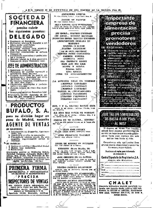 ABC MADRID 27-10-1973 página 90