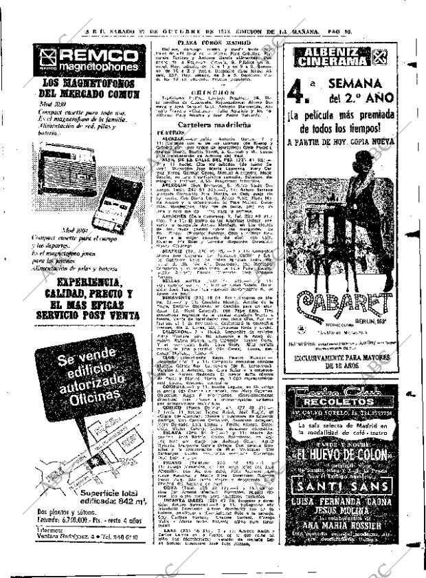 ABC MADRID 27-10-1973 página 91