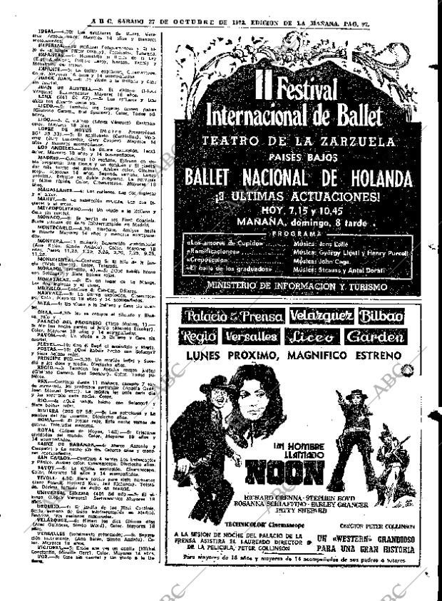 ABC MADRID 27-10-1973 página 95