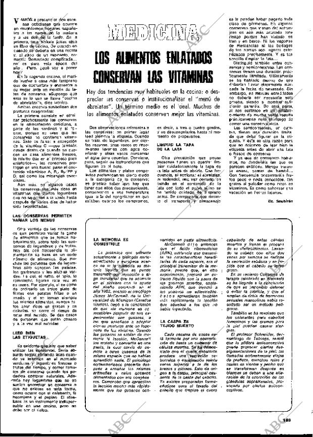 BLANCO Y NEGRO MADRID 27-10-1973 página 103