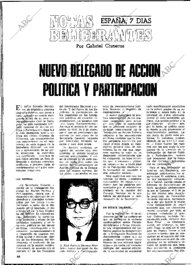 BLANCO Y NEGRO MADRID 27-10-1973 página 82