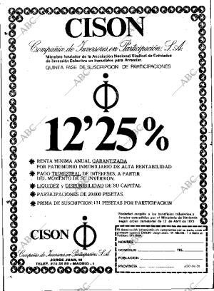 ABC MADRID 28-10-1973 página 114