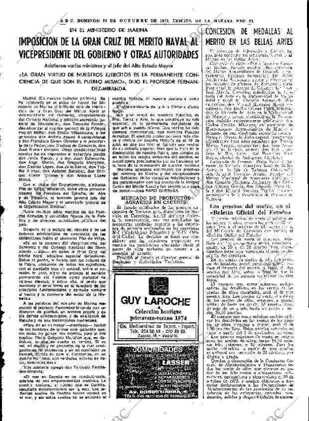 ABC MADRID 28-10-1973 página 27