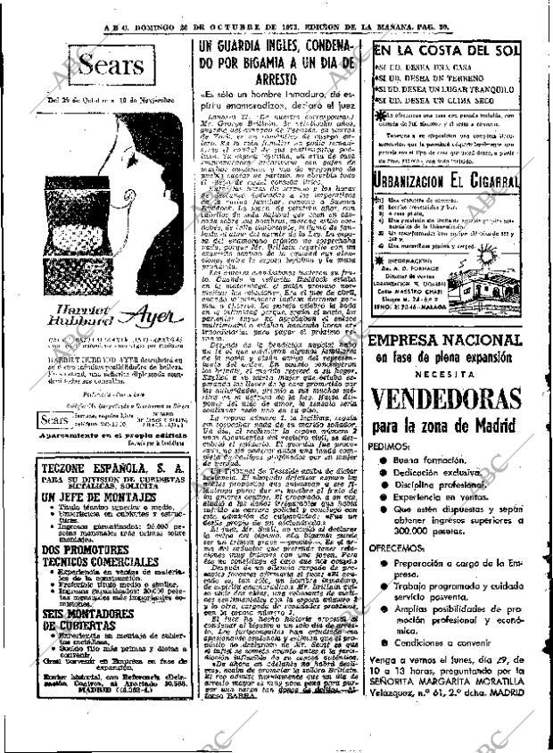 ABC MADRID 28-10-1973 página 30