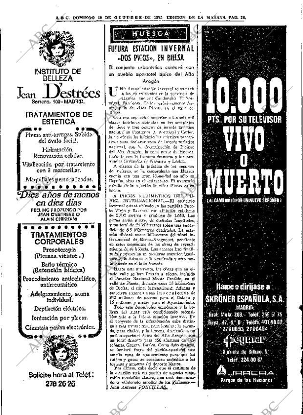 ABC MADRID 28-10-1973 página 38