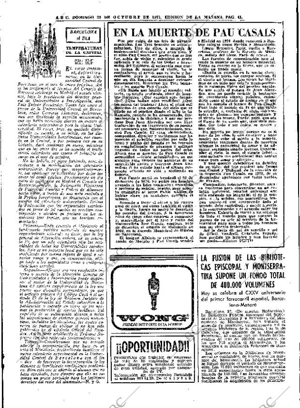 ABC MADRID 28-10-1973 página 41