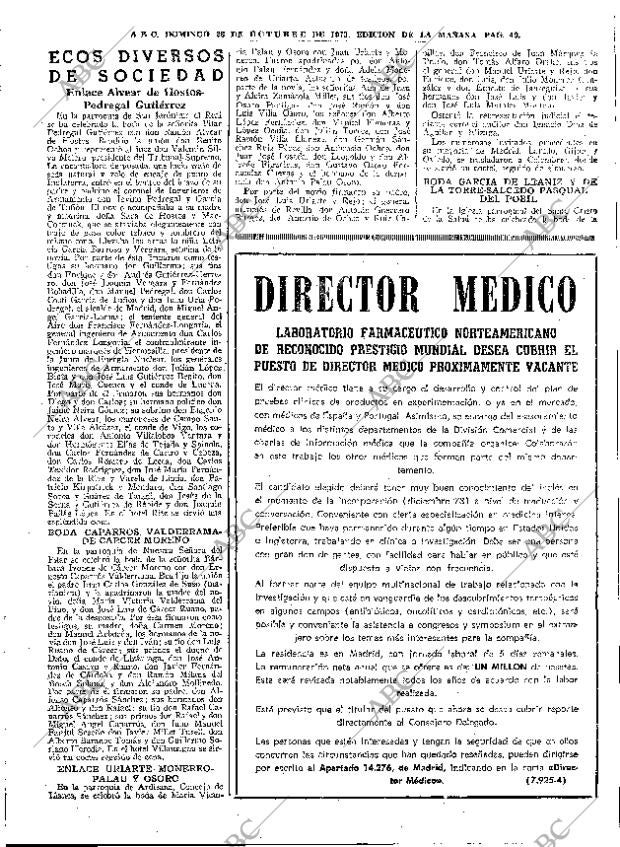 ABC MADRID 28-10-1973 página 49