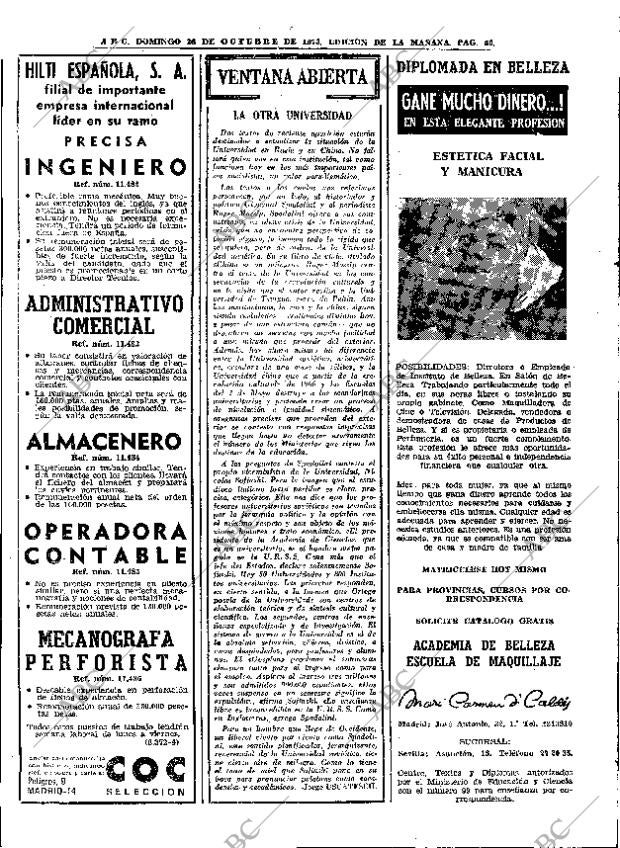 ABC MADRID 28-10-1973 página 56