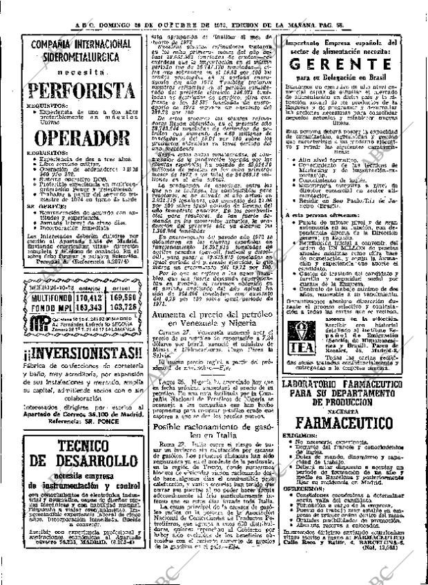 ABC MADRID 28-10-1973 página 58