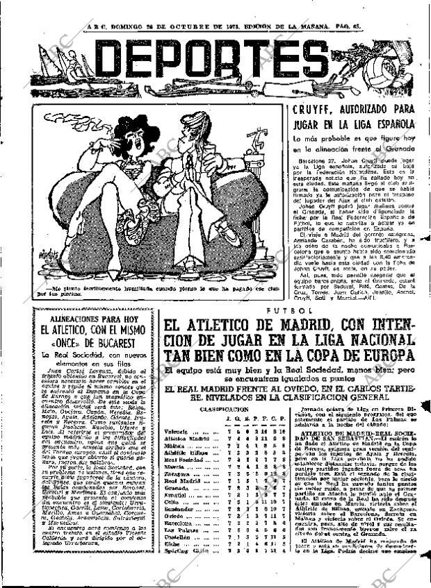 ABC MADRID 28-10-1973 página 65