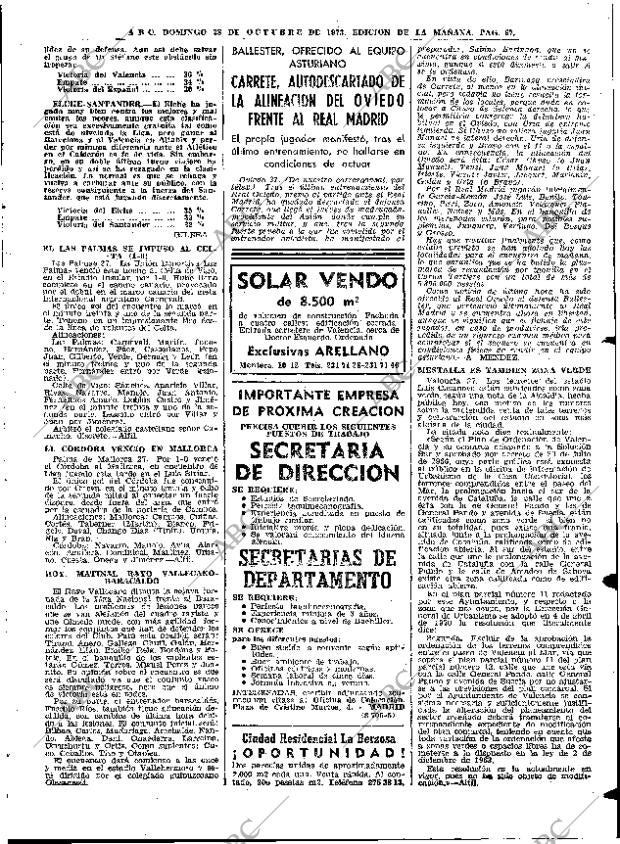 ABC MADRID 28-10-1973 página 67