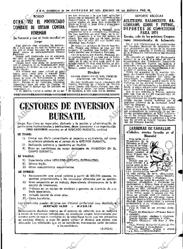 ABC MADRID 28-10-1973 página 69