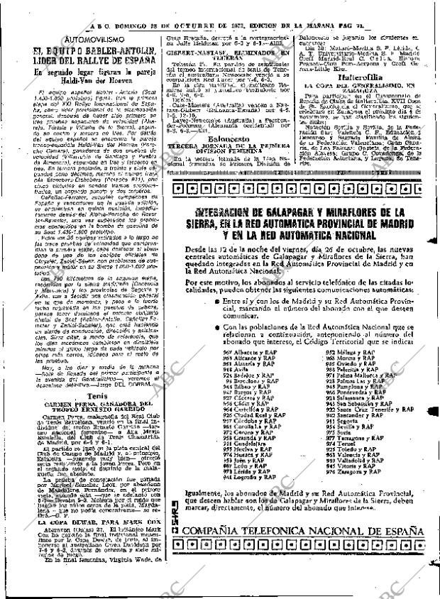 ABC MADRID 28-10-1973 página 71