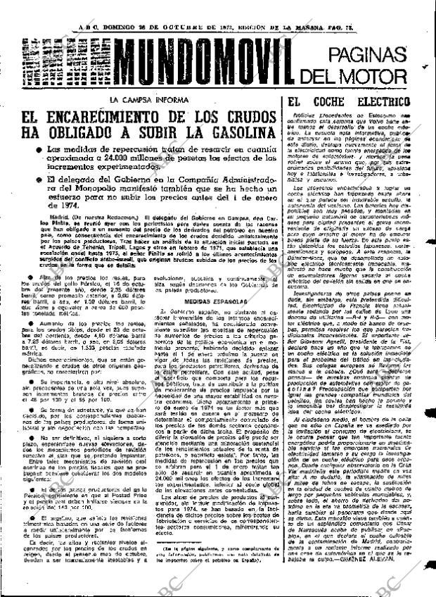 ABC MADRID 28-10-1973 página 73