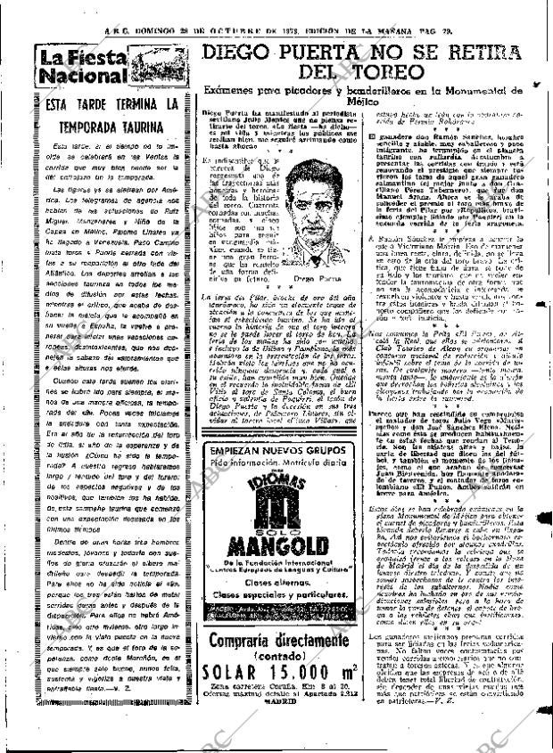 ABC MADRID 28-10-1973 página 79