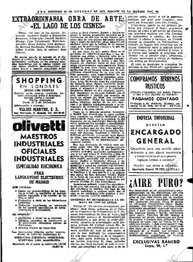 ABC MADRID 28-10-1973 página 83