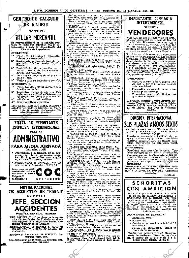 ABC MADRID 28-10-1973 página 88
