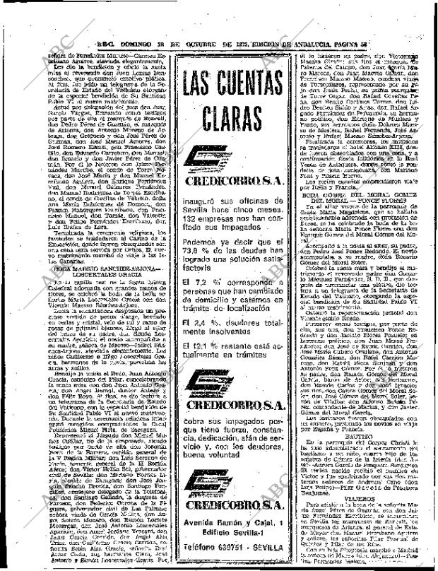 ABC SEVILLA 28-10-1973 página 58