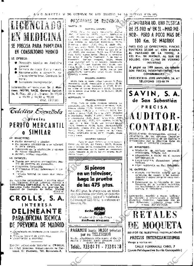 ABC MADRID 30-10-1973 página 100