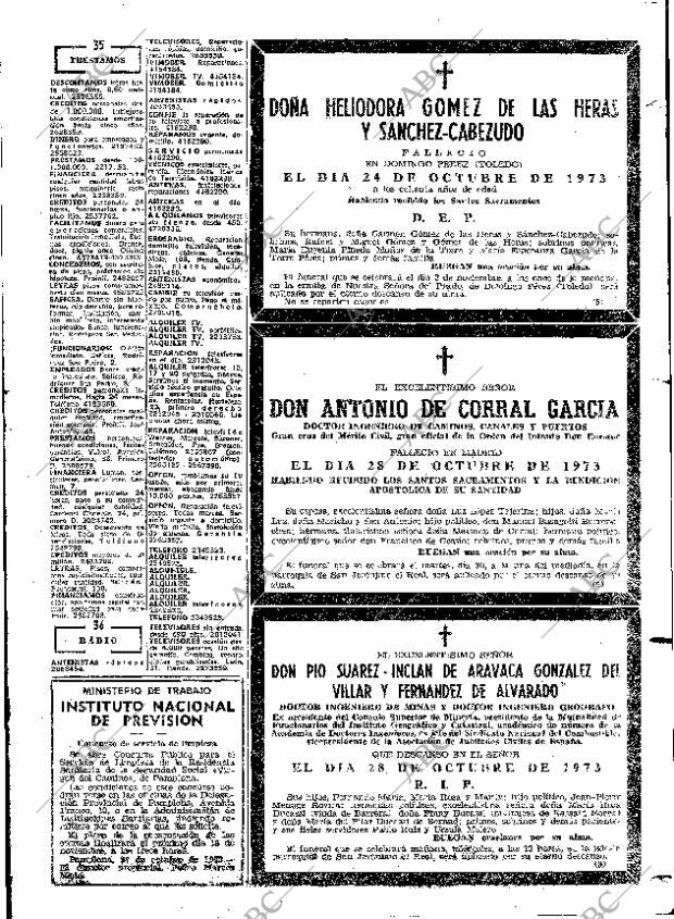 ABC MADRID 30-10-1973 página 115