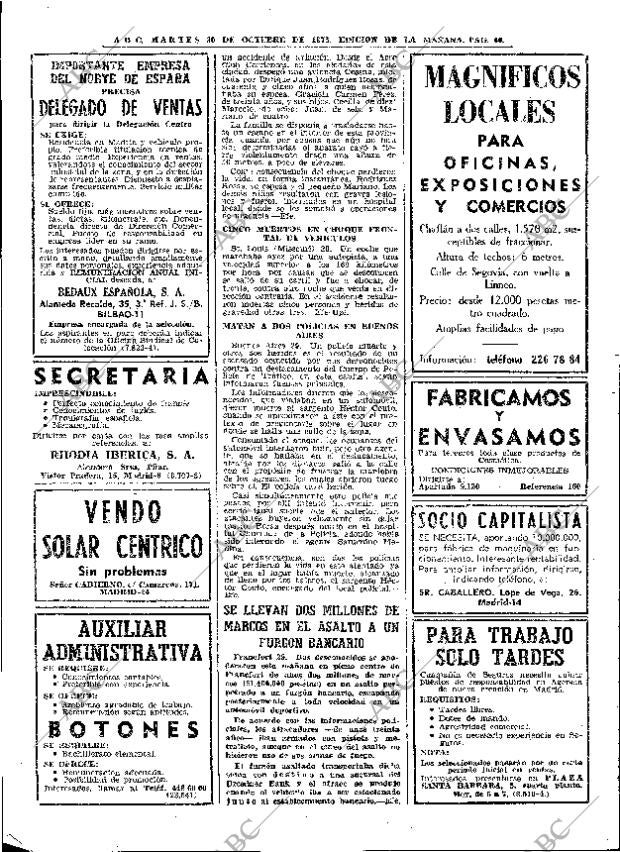 ABC MADRID 30-10-1973 página 40