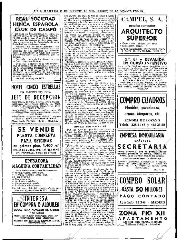 ABC MADRID 30-10-1973 página 42