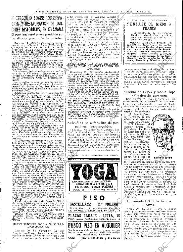ABC MADRID 30-10-1973 página 45