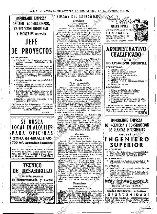 ABC MADRID 30-10-1973 página 65