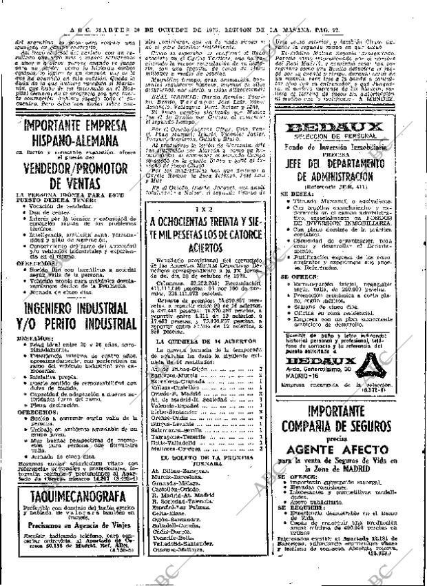 ABC MADRID 30-10-1973 página 72