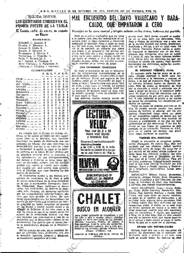 ABC MADRID 30-10-1973 página 73