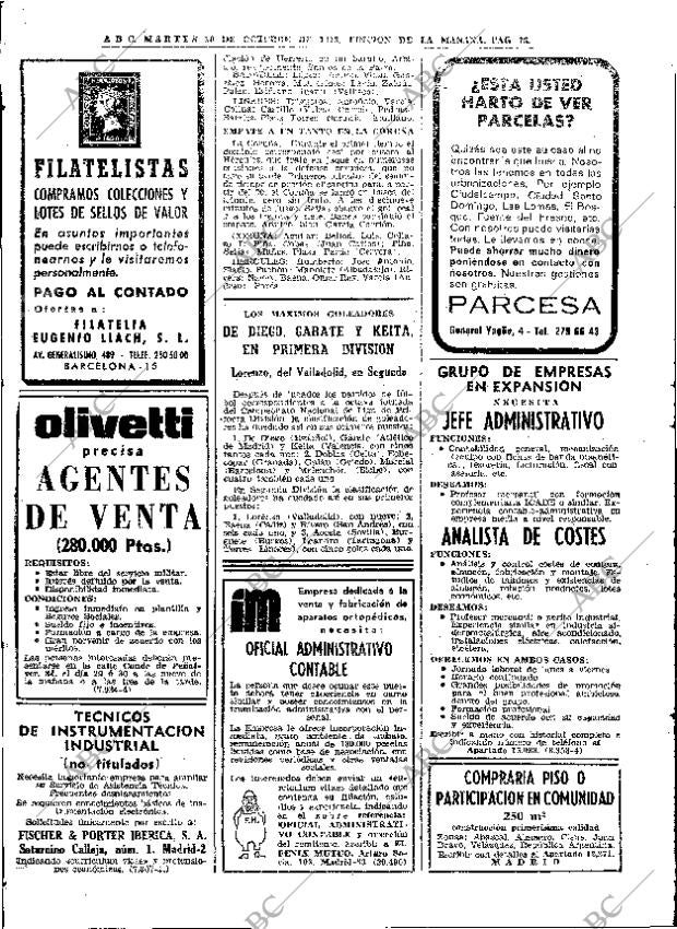 ABC MADRID 30-10-1973 página 76