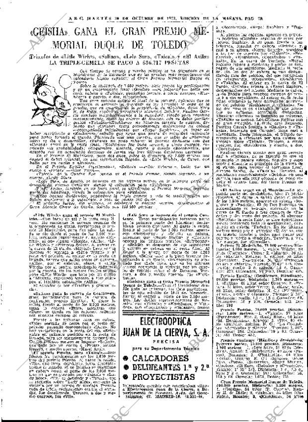 ABC MADRID 30-10-1973 página 79
