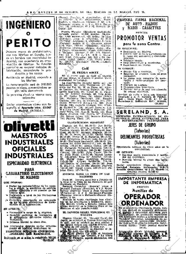 ABC MADRID 30-10-1973 página 80