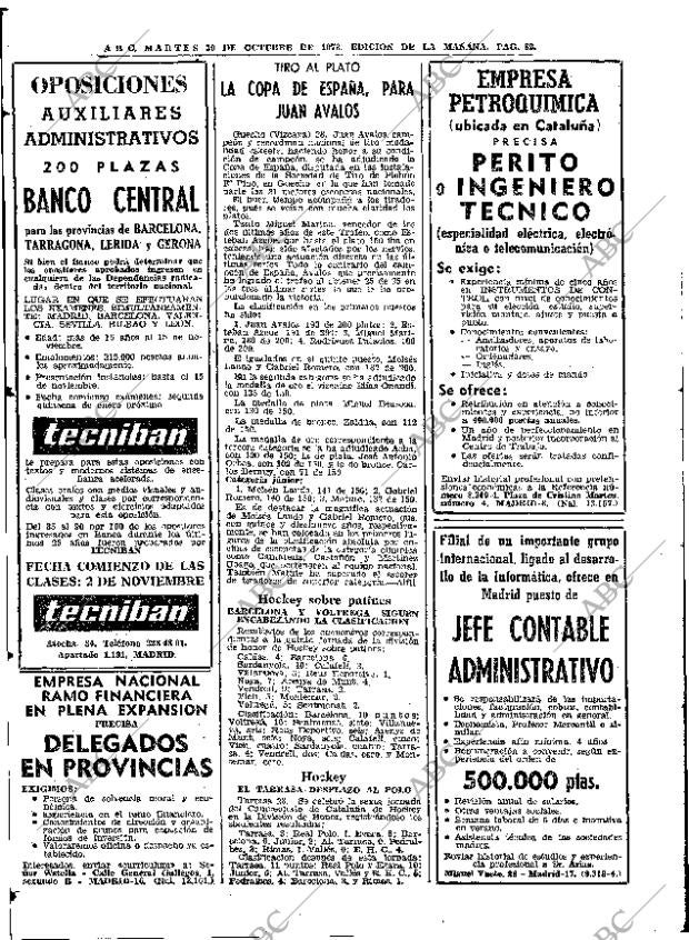 ABC MADRID 30-10-1973 página 82
