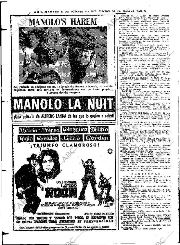 ABC MADRID 30-10-1973 página 96