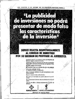 ABC SEVILLA 30-10-1973 página 74