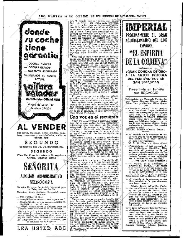 ABC SEVILLA 30-10-1973 página 84