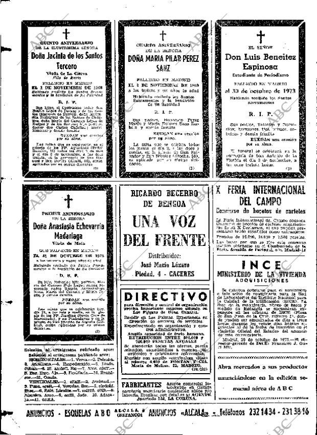 ABC MADRID 31-10-1973 página 122