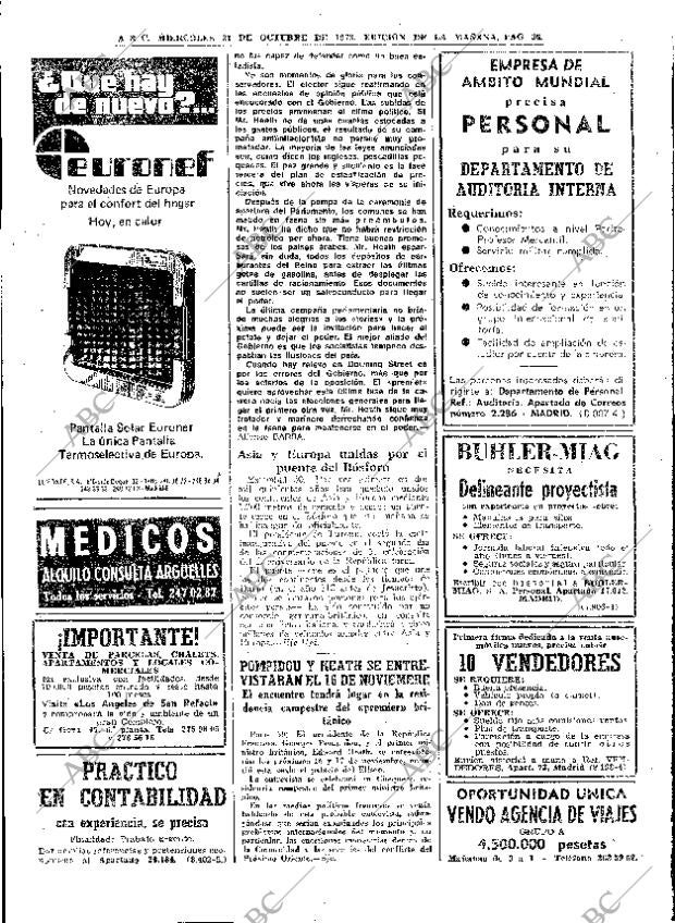 ABC MADRID 31-10-1973 página 36