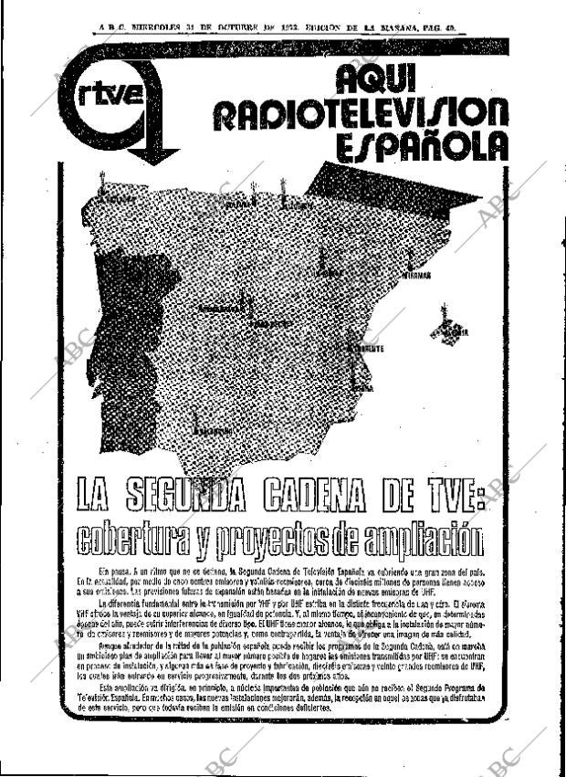ABC MADRID 31-10-1973 página 40