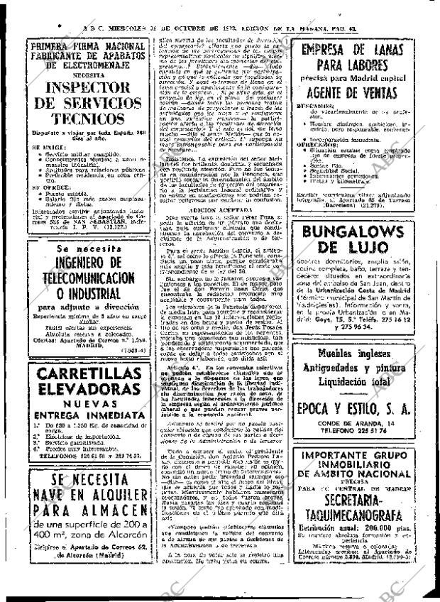 ABC MADRID 31-10-1973 página 42