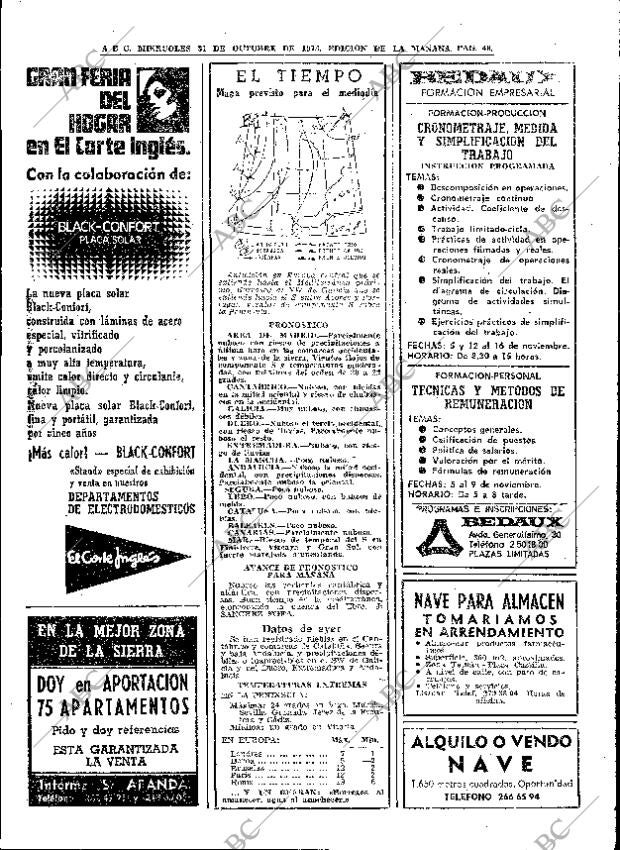ABC MADRID 31-10-1973 página 48
