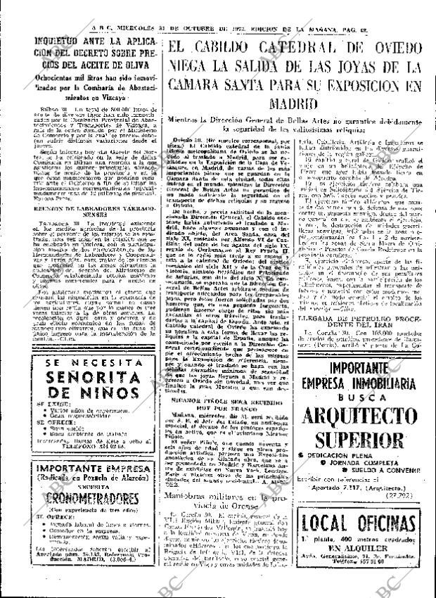 ABC MADRID 31-10-1973 página 49