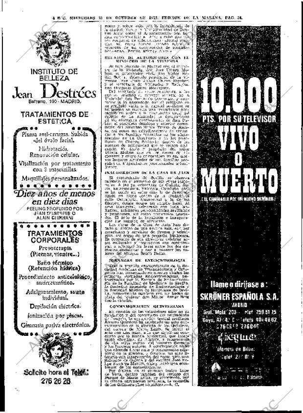ABC MADRID 31-10-1973 página 54