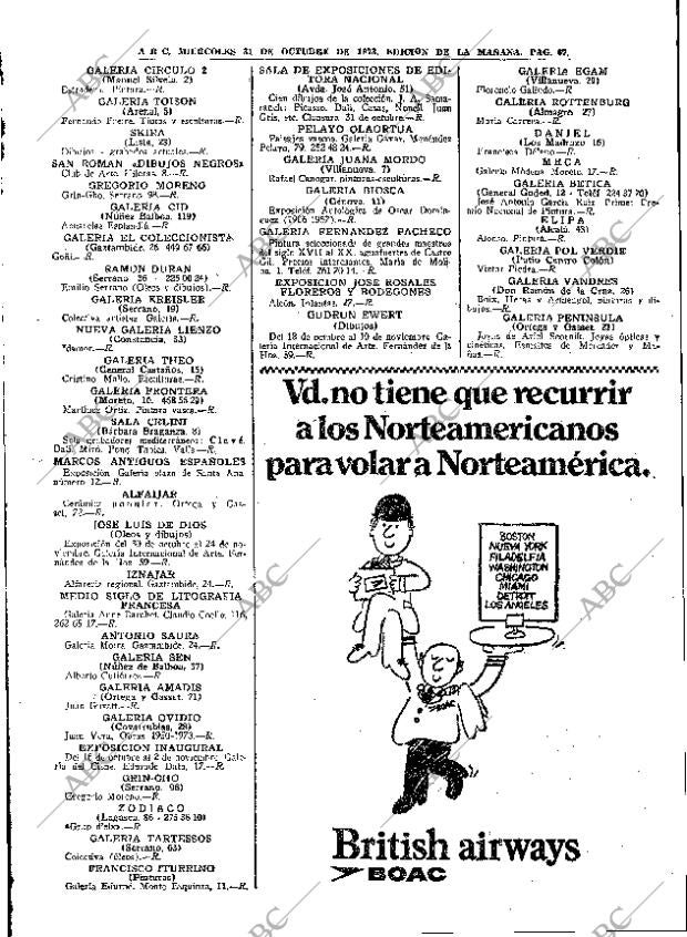 ABC MADRID 31-10-1973 página 67