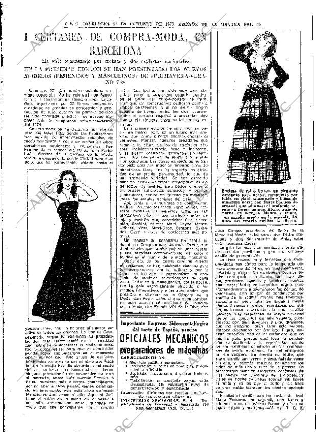 ABC MADRID 31-10-1973 página 69