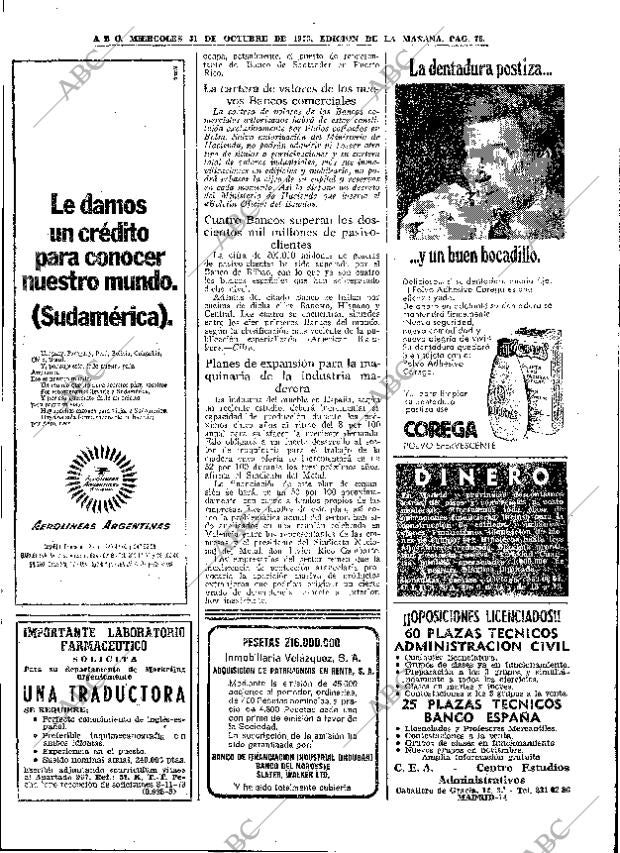 ABC MADRID 31-10-1973 página 76